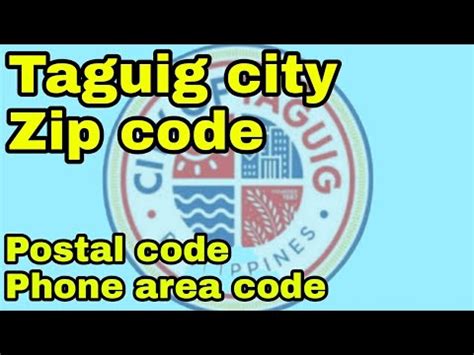 fort bonifacio taguig zip code